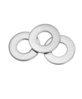 Flat Washers Assortment Kit Built Tough With Fifty Metal Hardware Fasteners In A Compartment Case One Half Inch Hole By One And One Sixteenth Inch Outer Diameter Durable Steel For Mechanical And Construction Projects. silver steel flat washers