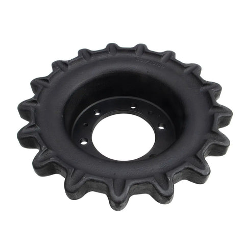 Durable Job Site Heavy Duty Drive Sprocket With Six Bolt Holes And Seventeen Teeth for JCB skid steer loaders.