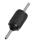 Close-up of Pro Grade Transfer Center Punch with hardened pin for precise center alignment in metal fabrication and machining tasks.