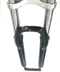 Black 26 Inch Triple Tree Front Suspension Fork With Double Shoulder Mounts For 26 Inch Mountain Bikes One Eighth Inch Headset