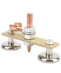 Heavy Duty Welding Magnet Head With Iron Grounding Tool, Rock Solid Suction Clamp, 4mm Insulation, Spot Weld Ready