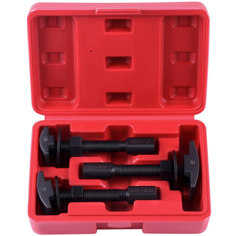 SCITOO rear axle bearing puller kit, 3 pcs, with three-size pullers in a red plastic case