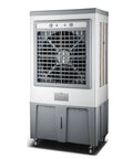 Heavy Duty Industrial Evaporative Air Cooler With 90L Water Tank, portable swamp cooler with fan and wheels.