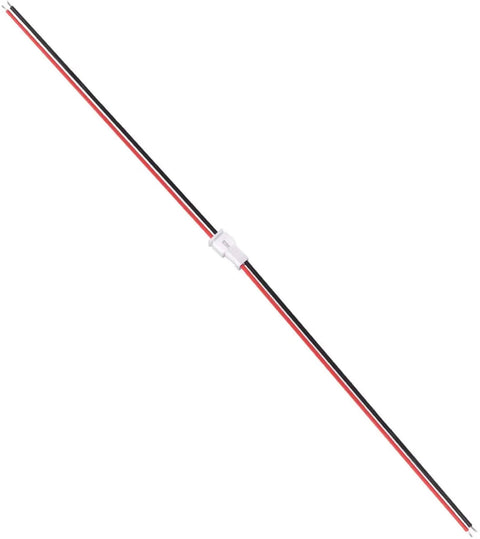 Ten Pairs Of 1.25 Mm JST 2 Pin Micro Connector Plugs With 80 Mm Wire Cables For Hobby Electronics