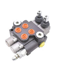 Double Acting Hydraulic Control Valve With 2 Spool System 11 GPM 3600 PSI SAE Ports For Tractors, Loaders, And Log Splitters