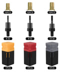 Pro Grade Rivet Nut Mandrels Set With 6-32 8-32 10-32 Mandrels 30 Rivnuts Total Replacement Tips Expanded Mandrels Kit For Nutsert Tool GT607 Carbon Steel Construction showing mandrels and rivnuts