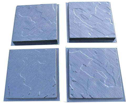 4 Piece Concrete Paving Molds Set For Garden Path And Patio Stones, ABS Plastic Casting Molds For DIY Stone Walkways