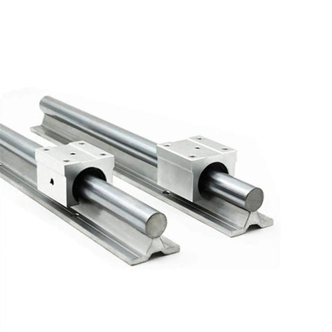 Premium Linear Guide Rail Kit With 4 Smooth SBR12UU Blocks For Super High Speed CNC Machines And DIY Projects Featuring Tight Tolerance And Long Lasting Performance, showing linear rails and blocks for stability.