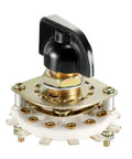 Band Selector Rotary Switch 2 Pole 5 Position 1 Deck With Knob And Mounting Nut 12 Pins