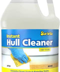 Instant Hull Cleaner For Boat Hulls And Fiberglass Removes Tough Stains Scum Lines And Grime Wipe On Rinse Off Formula 128 Ounce