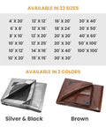 Heavy Duty Poly Tarp Cover Built Tough With 16 Mil And 10 Mil Thickness Grommets And Reinforced Edges True To Size 20x20 Ft available sizes and colors