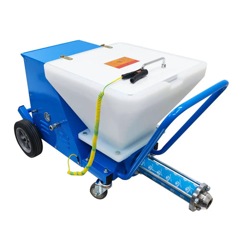 T8 Mortar Spray Machine With 7.5 Meter Hose 220V Powerhouse That Works Like A Champ Spraying Putty Cement Grout Adhesive Real Stone Paint Waterproof Sealant Elastic Impact Resistant Compound For Pros And Crews