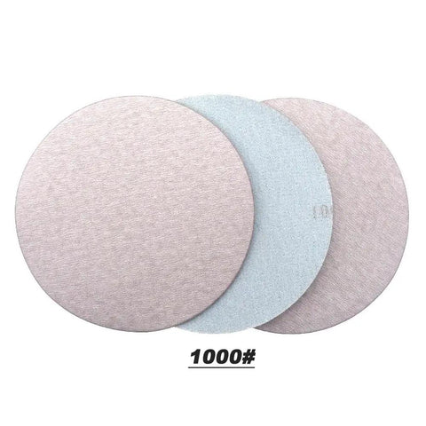 Six Inch Wet Dry Sanding Discs With Hook And Loop Backing Include 5 Different Grits Like 1000 And 2000 Plus 3000,4000,And 5000 For Professional Car Polishing And Grinder Use On A Big Deal - 1000 grit discs