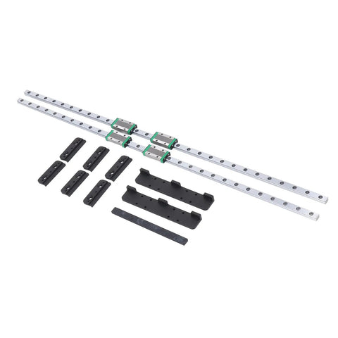 Two Piece Y Axis Linear Guide Rail Set For Neptune 3 Maximum And Neptune 4 Maximum 3D Printers High Carbon Steel Low Noise Slide Blocks