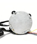 Indoor Unit DC Brushless Fan Motor For Air Source Heat Pump YDK140-6D/B/T LW140B/T Replacement Parts, side view with wires