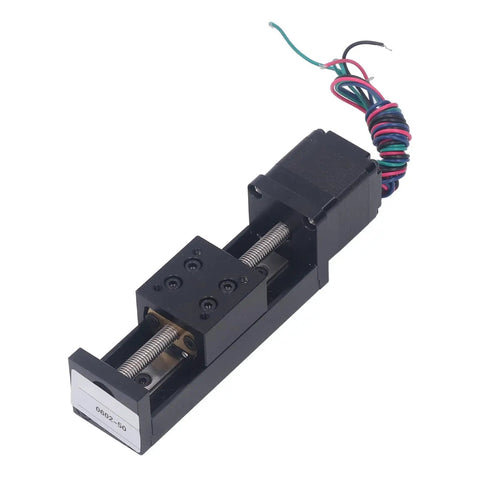 Smooth Operator Dead Quiet Linear Slide Actuator Rock Solid Monorail Mini Drawer Slide For DIY CNC Router XYZ Stage Heavy Duty Precision Metal Guide Track with wiring.