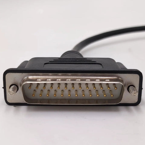 USB To RS232 CNC Programming Cable For Fanuc With DB25 Pin Data Transfer Cable 2.5m Length Windows Compatible 7 8 10 XP Vista CNC Download Cable Serial Data Exchange DB25 connector