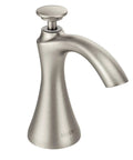 Spot Resist Stainless Deck Mounted Kitchen Soap Dispenser With Above The Sink Refillable Bottle, Easy Install, sleek design