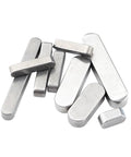6x6mm Feather Key Set For Drive Shafts In A2 304 Stainless Steel Round End Parallel Keys Heavy Duty Machining Shaft Keys 10 Pack Fits 6mm Shafts