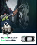 Front Wheel Hub Bearing Assembly 515027 For Ford Ranger 1998 2000 And Mazda B4000 1998 2000 With ABS 5 Lug 2 Piece Set Heavy Duty Hub Bearing Kit Durable displayed during installation on vehicle wheel.