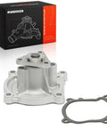 Engine Water Pump Replacement For 6.7L V8 Diesel Ford F250 F350 F450 Super Duty Assembly with gasket and aluminum housing.