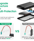 Comparison of Mini Spot Welder Portable Welding Tool configuration with a 40cm welding pen.