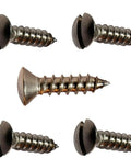 Stainless Steel Slotted Oval Head Sheet Metal Screws Kit Size 10 By 1 And 3 Quarters Inches Pack Of 2500 Fasteners