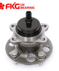 Rear Wheel Bearing Hub Assembly for 2006-2014 Toyota Yaris and 2012-2015 Prius C, 4 Lug, Rear Position, ISO TS 16949 Certified