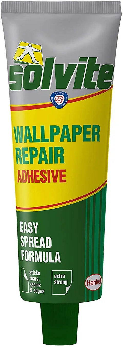 Heavy Duty Wallpaper Repair Adhesive Tube For Quick Fixes Seals Torn Wallpaper Lifted Edges And Overlapping Seams With Easy Spread Formula Precision Nozzle And Smooth Application