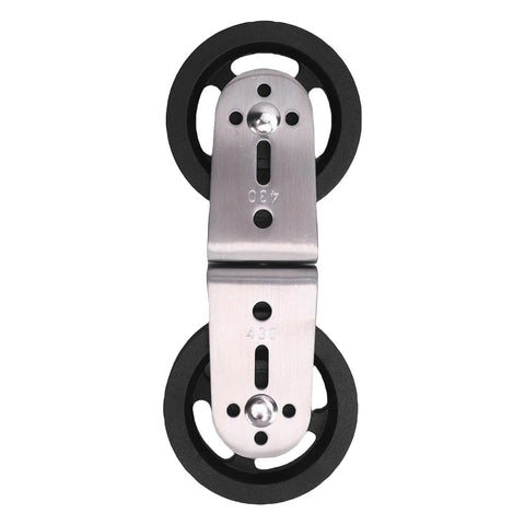 Beefy Dual Pulleys For Cable Machines With Rotating Wheel, Silent Operation, Pro Grade Heavy Duty Pulley System detail view