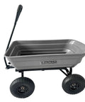 Heavy Duty Garden Cart That Is A Workhorse With 600 Lb Capacity And 4 Cu Ft Bed Front Handle Quick Release Dump Wagon 45 Degree Dump Steel Frame