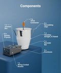4 Inch Recessed Lighting Housing Can For Quick Remodels No Fuss Air Tight IC Rated Ceiling Can 120 To 277V components