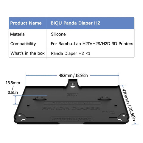 No Sweat Filament Waste Collection Mat For Bambu Lab H2D H2S H2C Prints Quick Clean Setup Lets You Toss Trim Bits Like A Pro Straight Up Awesome Gear For 3D Printing Folks