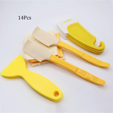 14 Piece 3D Printer Cleaning Kit With Slick Resin Scrapers And Flexible Silicone Spatulas For No Sweat Cleanup And Straight Up Premium Care Gear For Your Rig