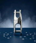 Stainless Steel Marine Anchor Connector With Hinged Pin Locking Mechanism For Six To Eight Two Stage Anchors Built To Last Boat Fitting Marine Hardware Link And Coupling Heavy Duty 316 Stainless, polished 316 stainless anchor connector with hinged pin