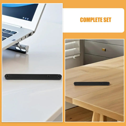12 Pack Plastic Drawer Slide Tracks Bottom Mount Rails For Furniture And Cabinets Super Smooth Glide Replacement Black Sturdy