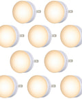 LED Night Lights Plug In Dusk To Dawn Sensor 10 Pack Soft White Nightlights For Hallways Bedrooms Bathrooms Kitchens