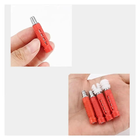 Nifty Hidden Cabinet Fasteners For No Fuss Furniture Building Rock Solid Zinc Alloy Expansion Bolts in hand