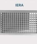HVAC Vent Grille 12x4 Inch On 10 Inch Duct Matte Black Aluminum Built Tough Heavy Duty Metal Duct Vent Cover Made to Order Two to Four Weeks Production Time for Custom Airflow, front view
