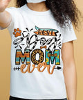 4 Pack Dog Mom Iron On Transfer Patches Set For DIY Tees Hoodies Bags Jackets Colorful Heat Transfer Stickers design on t-shirt