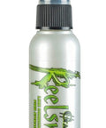 Front view of Garlic Reelsnot Line Conditioner for fishing lines, lubricates fluorocarbon, monofilament, and braided line, 1 bottle.