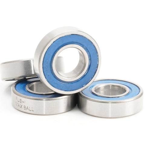 Beefed Up 10x22x6mm Cartridge Bearings With Chrome Steel Blue Sealed Grease For Bike Hub Pivot Upgrades, Full Ball Design, 4 Pack, 6900 Series Style Replacement For A Smooth, Lasting Ride.