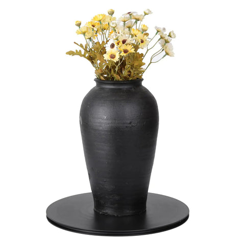 Heavy Duty 14 Inch Rotating Swivel Stand With 360 Degree Lazy Susan Base And Zero Drag Steel Ball Bearings For TV Monitors Potted Plants Craft Displays Built Like A Tank That Rolls Smooth For Any Setup
