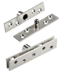 Beefy 360 Degree Rotation Stainless Steel Concealed Door Pivot Hinge For Heavy Duty Revolving Furniture Hardware 56x15.5x2mm Built To Last With Smooth Operation And Quiet Performance. Stainless steel concealed pivot hinge for heavy doors, 56x15.5x2 mm