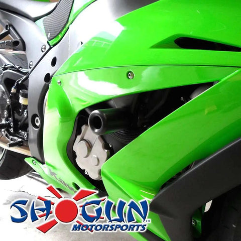 Heavy Duty Black Frame Sliders Fits Kawasaki Zx10r 2011 To 2015 No Fuss Zero Cut Install Built Solid In America With Heavy Grade Steel To Shield Your Ride And Keep Things Running Smooth On The Open Road