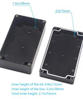 Knockout IP65 Waterproof Junction Box Heavy Duty Abs Plastic Enclosure For Outdoor Electronics Built Like A Tank Against Weather Zero Stress Diy Mounts 158 X 90 X 60 Mm inner dimensions shown in image.