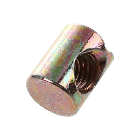 M6 Cross Dowel Barrel Nuts 20 Pieces For Beds Chairs And Furniture Assembly Heavy Duty Carbon Steel With Zinc Plating Durable