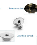 Open Mouth Mask Vintage Cabinet Knobs 2 Pack With Screws Stainless Steel And Aluminum Alloy Pulls for Cabinets Dressers Closets