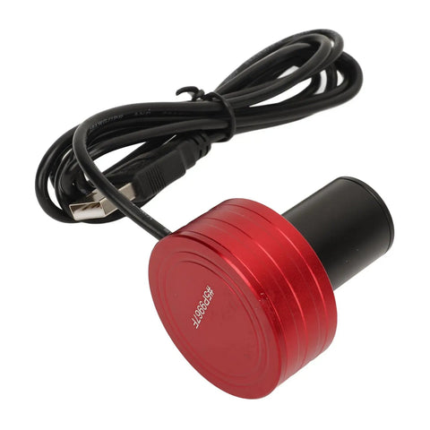 Electronic Eyepiece Camera For Telescopes With USB 2.0 And 1920x1080 HD Video, red casing and USB cable for stargazing