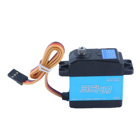 Beast Mode 35 Kilogram Digital Servo With Coreless Motor, 35kg torque, high torque servo for RC cars with waterproof shell.